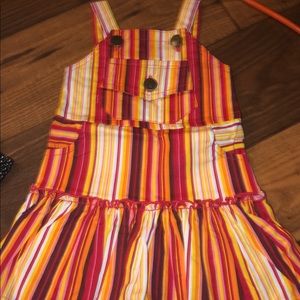 Girls overall dress
